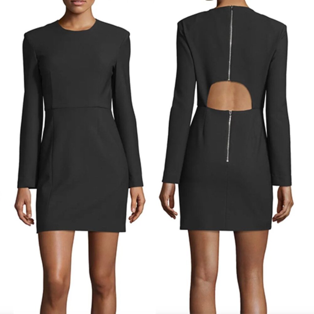Elizabeth and James Black Cut-Out Dress